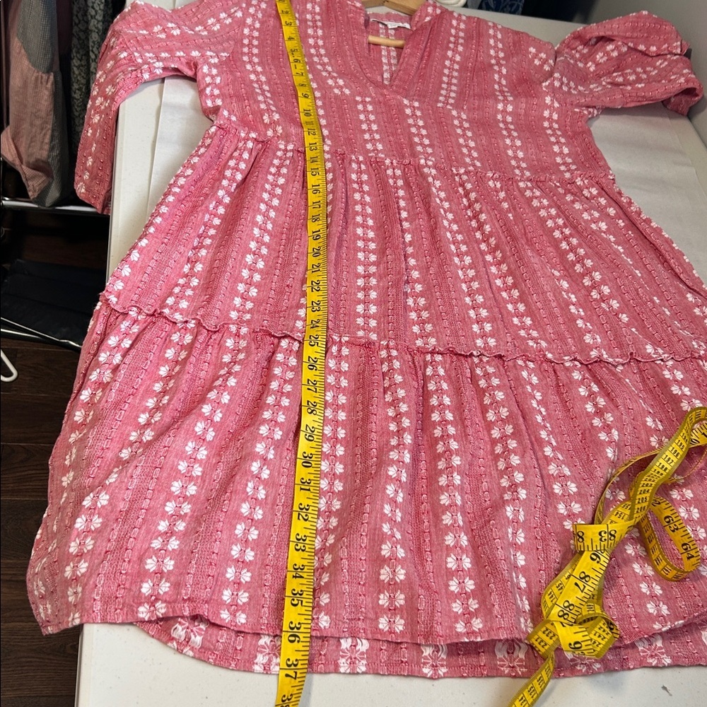 Lemonwood Lena Cotton Cottagecore Tiered Dress Medium - Picture 10 of 12